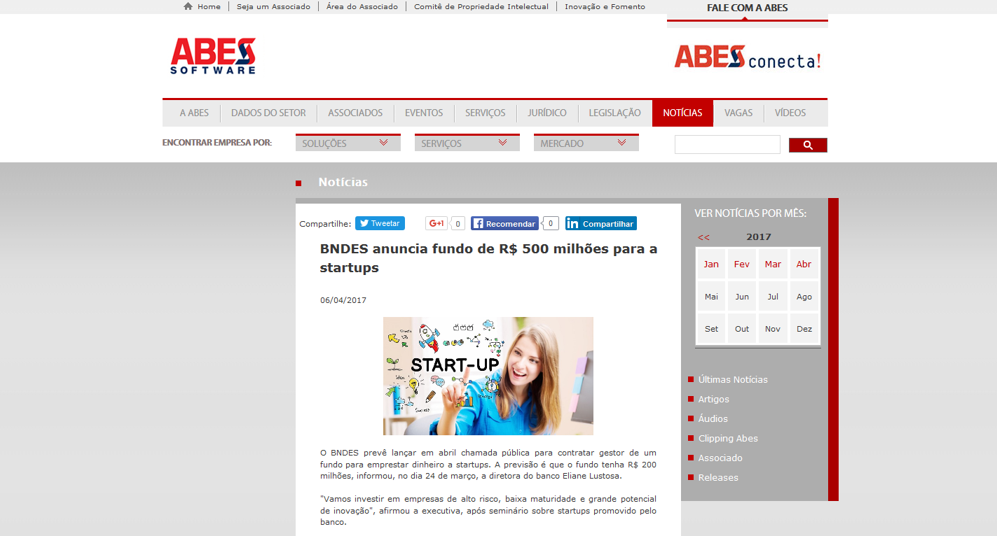 Fundo do BNDES terá 500 milhões de reais para startups