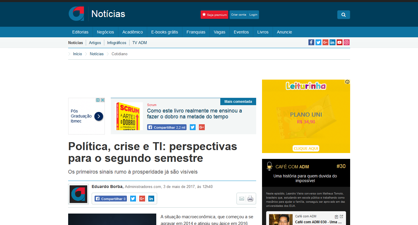 recuperação econômica Brasil