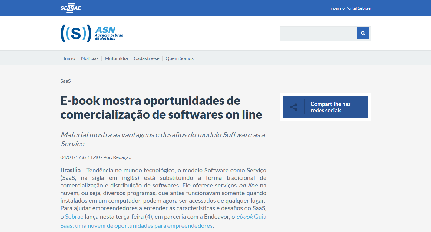 Ebook mostra as vantagens de se comercializar software on line