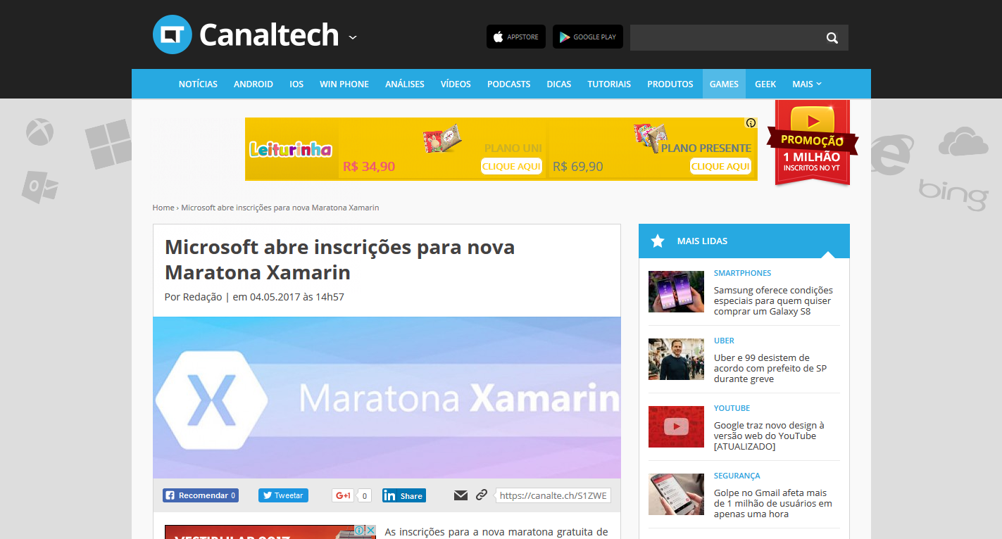 Maratona Xamarin