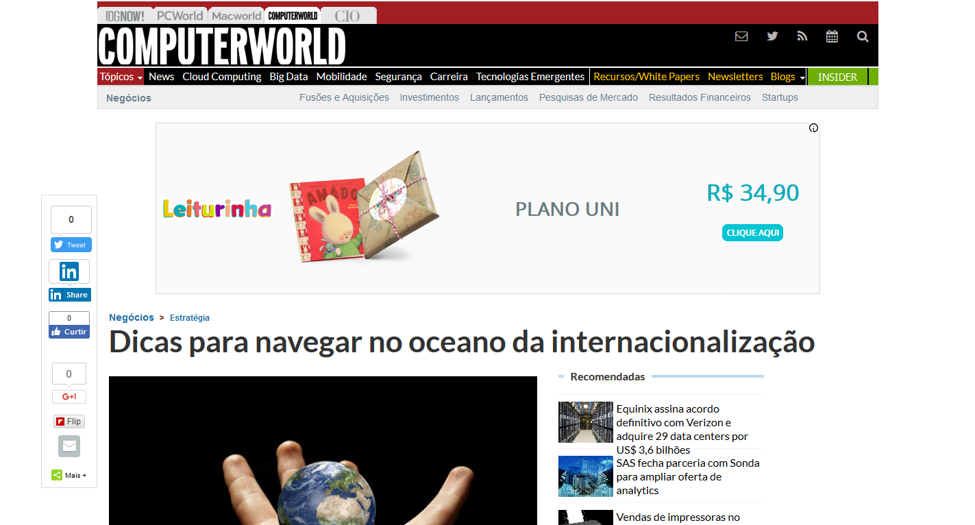 internacionalização
