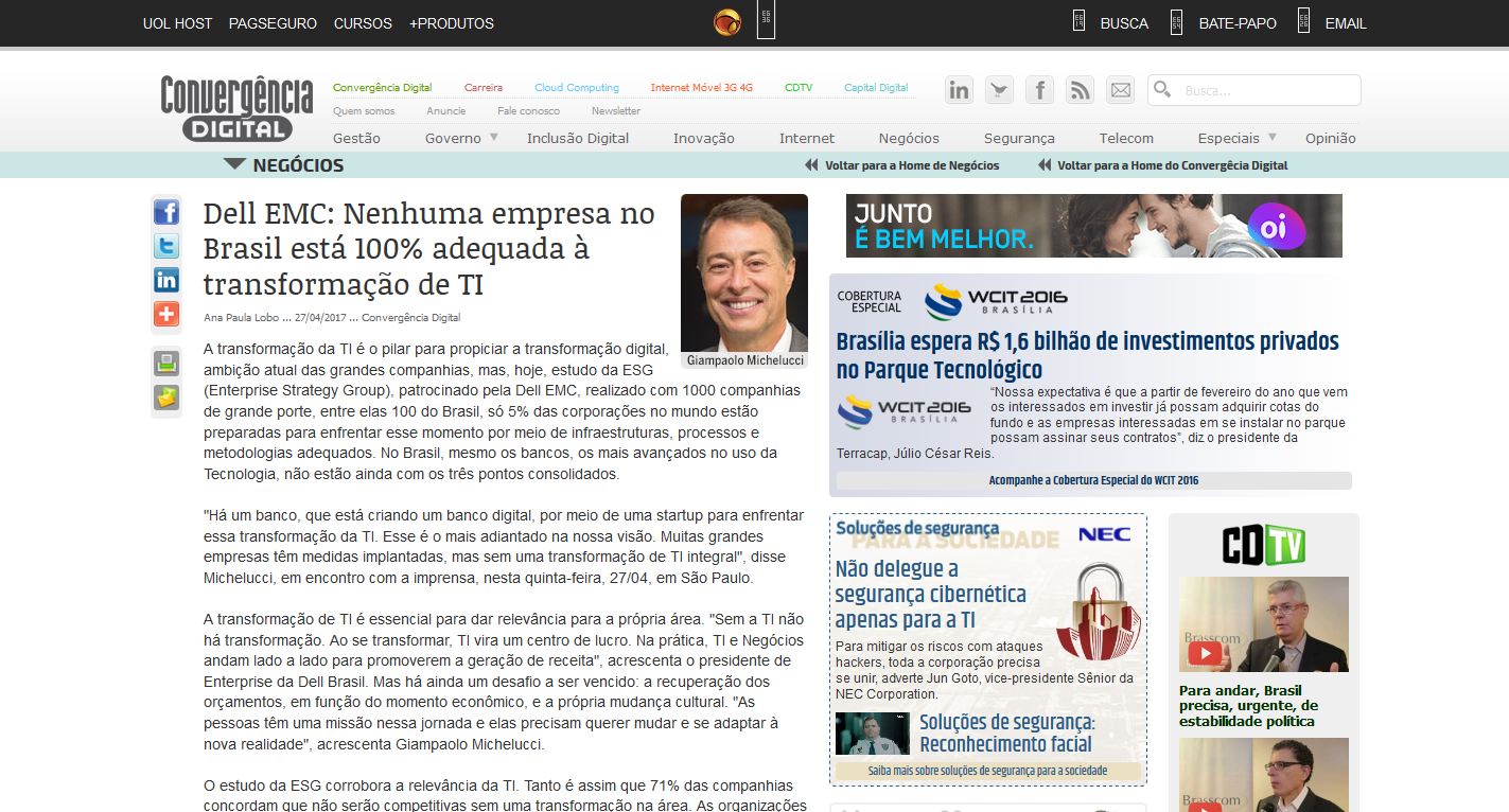 Transformação da TI
