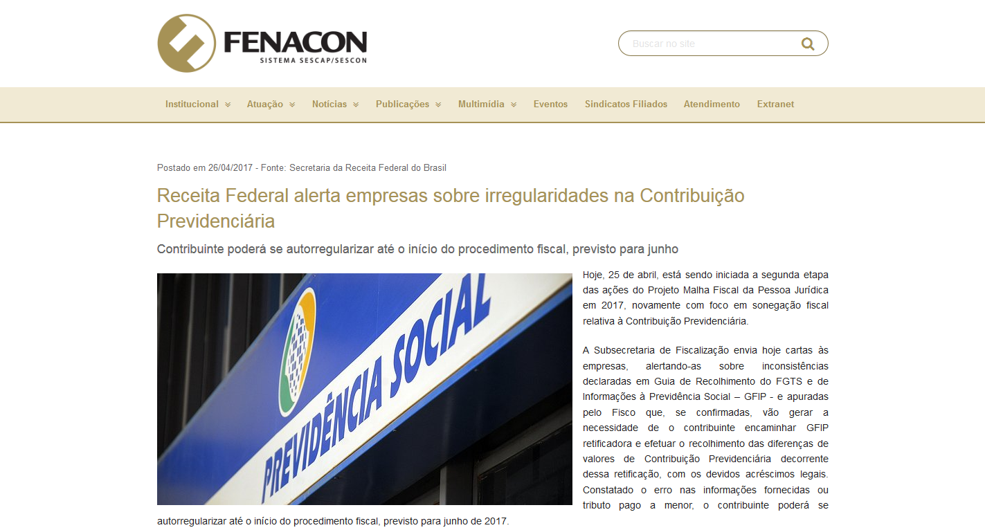 Projeto Malha Fiscal da Pessoa Jurídica
