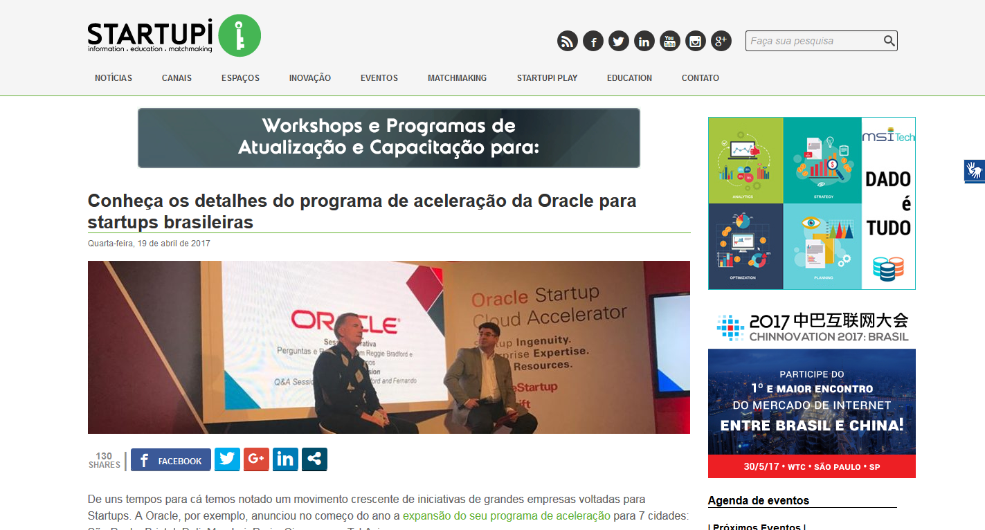 Oracle Startup Cloud Accelerator