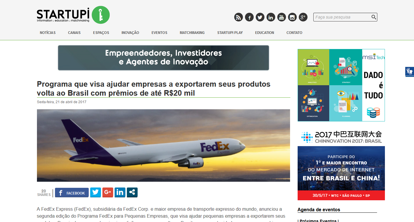 Exportação, FedEx